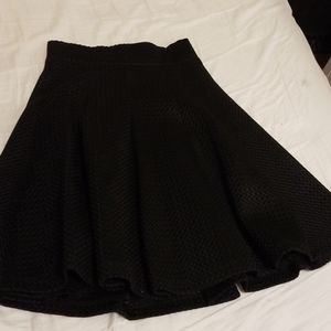 Paniz Black Flary Skirt